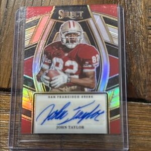 Select John Taylor Football Card